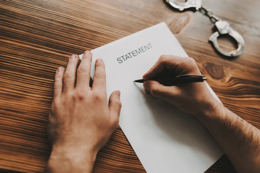 How to write a police statement
